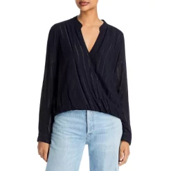 Top 10 ⭐ Splendid Crossover Top - 100% Exclusive Black Metallic 🤩