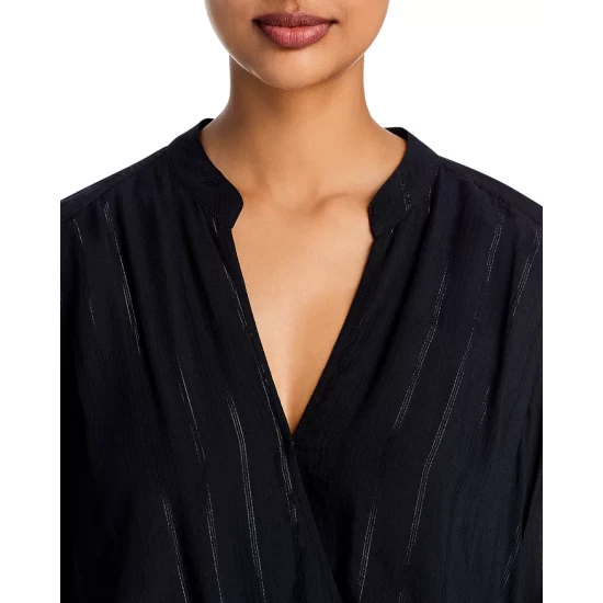 Top 10 ⭐ Splendid Crossover Top - 100% Exclusive Black Metallic 🤩 7 Top 10 ⭐ Splendid Crossover Top - 100% Exclusive Black Metallic 🤩 - Image 5