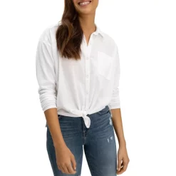 Budget 🌟 Splendid Paige Tie Front 👚 Shirt White 🔔 -Splendid Shop unnamed file 124