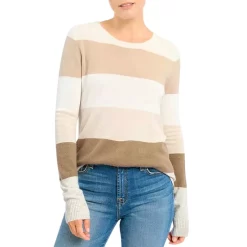 Budget ✨ Splendid Striped Emelia Sweater Latte Stripes 💯