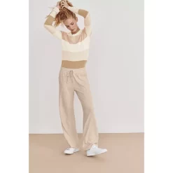 Budget ✨ Splendid Striped Emelia Sweater Latte Stripes 💯 -Splendid Shop unnamed file 128