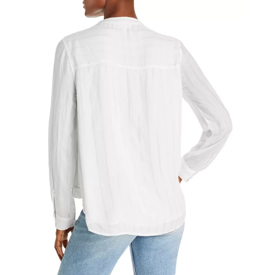 Best Sale ๐ Splendid Crossover Top - 100% Exclusive White Metallic ๐คฉ 5 Best Sale ๐ Splendid Crossover Top - 100% Exclusive White Metallic ๐คฉ - Image 3