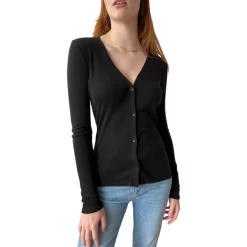 Best Pirce ❤️ Splendid Ava Cardigan Black 🥰 -Splendid Shop unnamed file 150