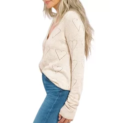 Flash Sale 💯 Splendid Alamo Pointelle Cardigan Oat Heather 🎁 -Splendid Shop unnamed file 16