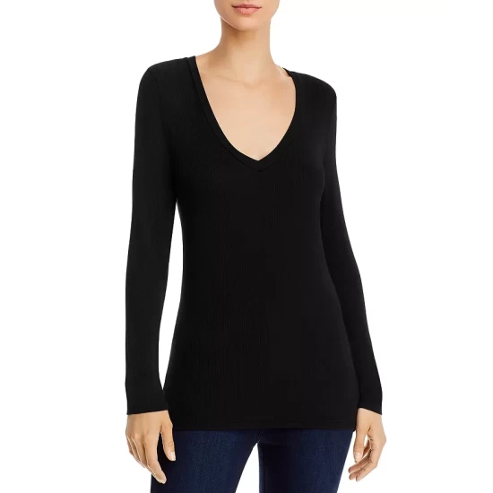 Coupon โจ Splendid Valley Long-Sleeve V-Neck Tee Black ๐ 3 Coupon โจ Splendid Valley Long-Sleeve V-Neck Tee Black ๐