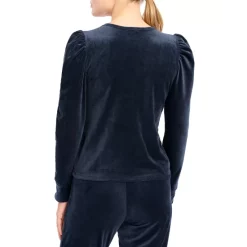 Best reviews of 🤩 Splendid Ingrid Velour Sweatshirt Navy 🤩 -Splendid Shop unnamed file 172