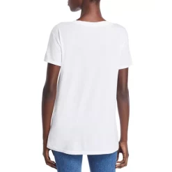 Best Pirce ⭐ Splendid Kate V-Neck Tee White 🎁 -Splendid Shop unnamed file 184