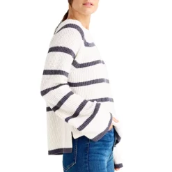 Budget 🌟 Splendid Mona Striped Sweater Marshmallow 💯 -Splendid Shop unnamed file 19