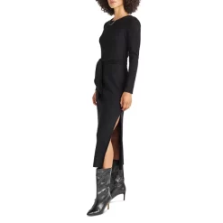 Buy ❤️ Splendid London Ribbed Sweater 👗 Dress Black 👏 -Splendid Shop unnamed file 211