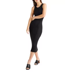 Top 10 👍 Splendid Yasmine Ribbed Midi Tank 👗 Dress Black 💯 -Splendid Shop unnamed file 232