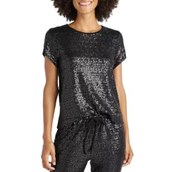 Buy 😉 Splendid Oxford Sequin Tee Walnut ✔️ -Splendid Shop unnamed file 248