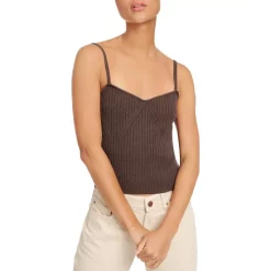 Cheapest 🥰 Splendid Bustier Knit Camisole Cacao ❤️