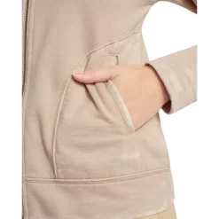 Deals 😀 Splendid Josephine Puff Sleeve Zip Hoodie Latte 🎁 -Splendid Shop unnamed file 284