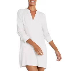 Cheapest ✔️ Splendid Teaghan V Neck 👗 Dress White Sand ✔️