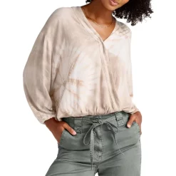 Deals 🔥 Splendid Gustavia Tie Dyed Top Pink Sand 🤩