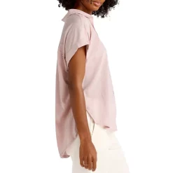 Deals 👏 Splendid Short Sleeve Paige 👚 Shirt Dusty Rose ⌛ -Splendid Shop unnamed file 359
