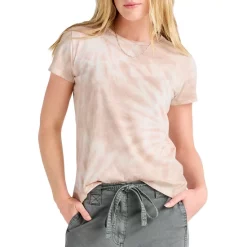 Budget 😉 Splendid Danielle Tie Dyed Tee Pink Sand ✔️