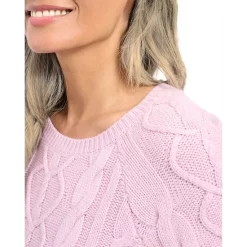 Discount 😍 Splendid Laila Cable Knit Sweater Pink Petal ⭐ -Splendid Shop unnamed file 37