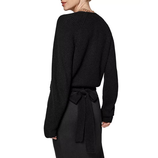 Cheap ๐ Splendid Adele Wrap Sweater Black ๐ 8 Cheap ๐ Splendid Adele Wrap Sweater Black ๐ - Image 6