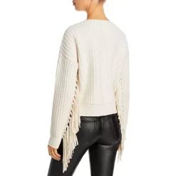 Wholesale 🔔 Splendid Britain Fringe Sleeve Sweater Marshmallow ✨ -Splendid Shop unnamed file 6