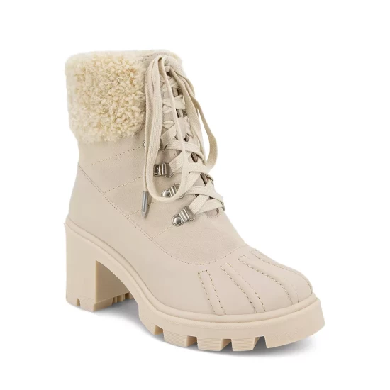 Hot Sale โ Splendid ๐ฉ Women's Faux Shearling Lined Block Heel Cold Weather Booties Black ๐ 12 Hot Sale โ Splendid ๐ฉ Women's Faux Shearling Lined Block Heel Cold Weather Booties Black ๐ - Image 10