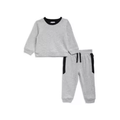 Cheap 🤩 Splendid Boys' Gray Speckle Sweatshirt & Sweatpants - Little Kid 🎉