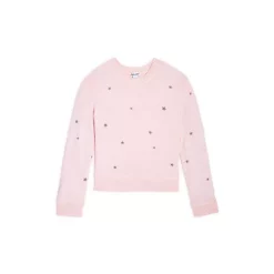 Wholesale ✨ Splendid 👧 Girls' Hacci Star Print Sweatshirt - Big Kid Charcoal 😉