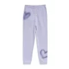 Hot Sale ⌛ Splendid 👧 Girls' Lavender Heart Jogger Pants - Big Kid Deep Lavender 😉 -Splendid Shop unnamed file 773