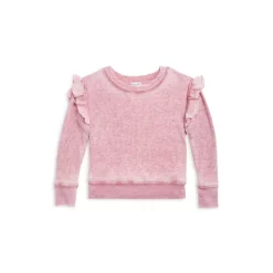 Cheapest ⭐ Splendid 👧 Girls' Zurie Burnout Sweatshirt - Big Kid Pink Burnout 🔥