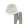 Buy 🥰 Splendid Boys' Striped Polo & Jogger Pants Set - Baby Olive Mist 👏 -Splendid Shop unnamed file 825