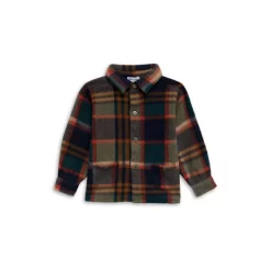 Buy 👍 Splendid Boys' Plaid Fleece Long Sleeve 👚 Shirt - Baby Plaid Multi 🔥