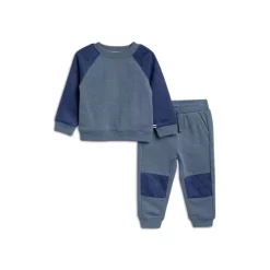 New 🥰 Splendid Boys' Cozy Quilted Set - Baby Navy Multi ✨