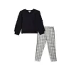 Cheap 💯 Splendid 👧 Girls' Bloom Plaid Sweater & Leggings - Baby Black 🥰 -Splendid Shop unnamed file 841