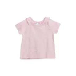 Deals 🎉 Splendid 👧 Girls' Ruffle Tee - Baby Blush 👏