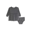 Best deal ⭐ Splendid 👧 Girls' Lots Of Love Sweater 👗 Dress & Bloomers - Baby Charcoal 🥰 -Splendid Shop unnamed file 916