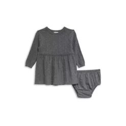 Best deal ⭐ Splendid 👧 Girls' Lots Of Love Sweater 👗 Dress & Bloomers - Baby Charcoal 🥰